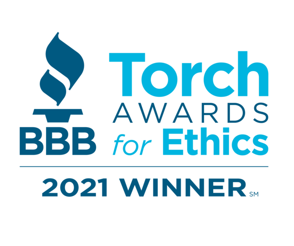 2021 BBB Torch Award for Ethics Pure Energy Window Company